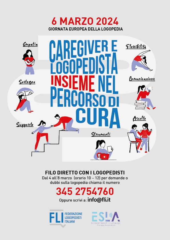 6 Marzo 2024: giornata europea della logopedia “Caregiver e logopedista insieme nel percorso di cura”