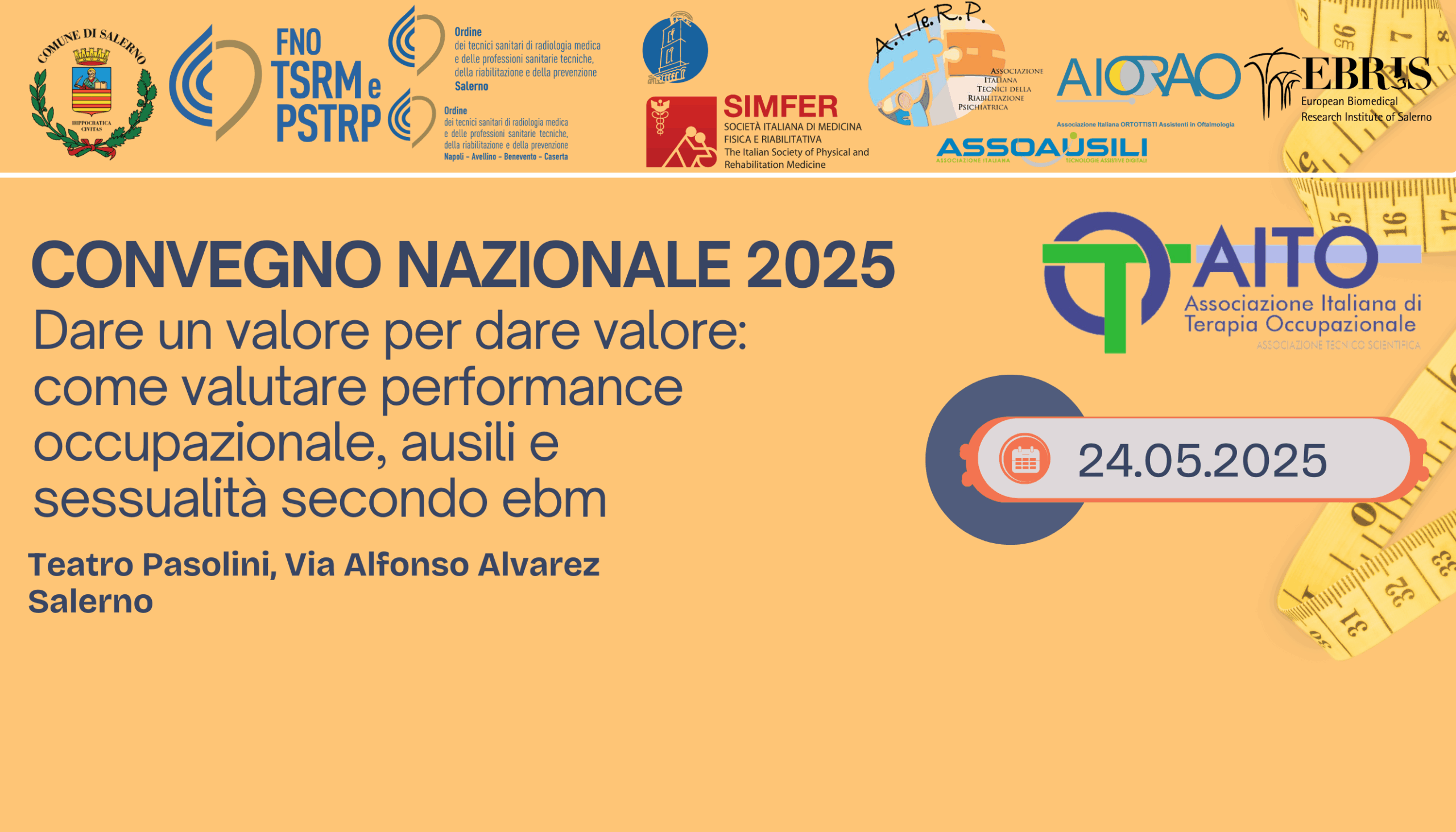 Sabato 24 Maggio “Congresso Nazionale AITO 2025”