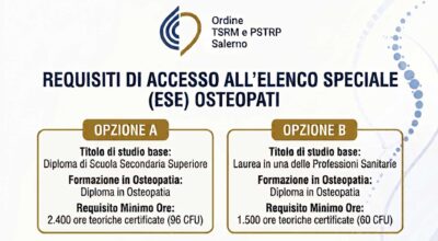 Iscrizione agli ESE della professione sanitaria di Osteopata – elenco documenti e video tutorial