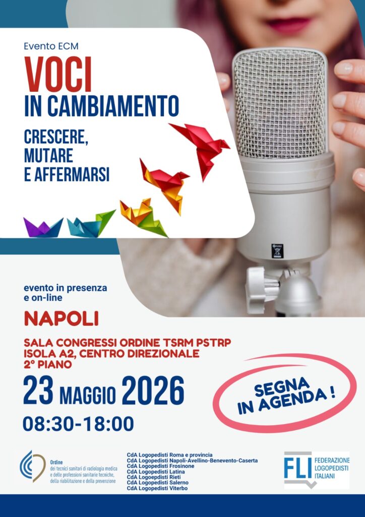 Save the date – Voci in cambiamento: Crescere, Mutare, Affermarsi