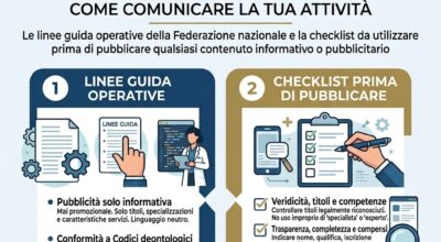 Comunicazione e pubblicità sanitaria: approvate le Linee guida operative e la Checklist di autovalutazione